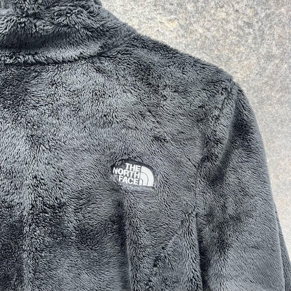 The North Face Fleece Jacket Womens Medium Black Osito 2 Soft Full Zip - Picture 11 of 12